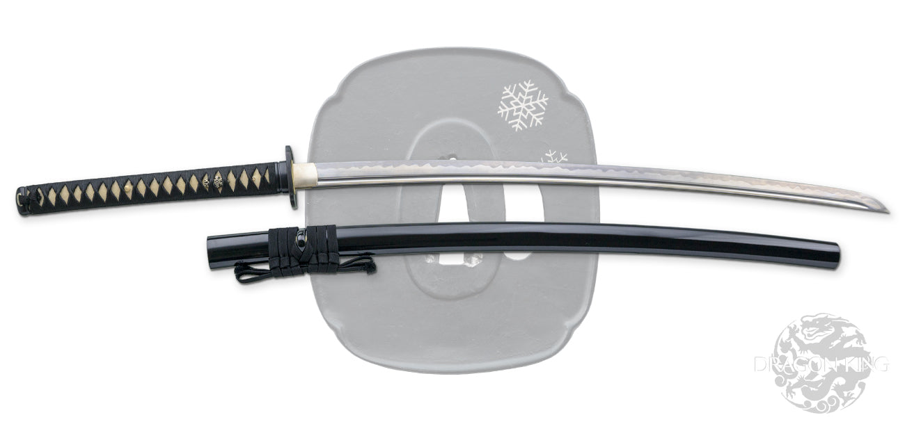 超レア THE BONEZ SHO WATANABE KING. 黒　XL Winter Sun Katana - Forged | Premium Quality Blade – Dragon King