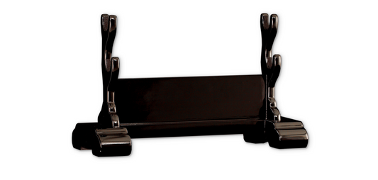 Black Lacquered Double Sword Stand