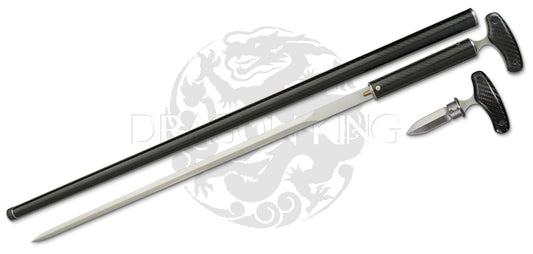 OSC-i Carbon Fiber Cane Sword w/ Push Dagger