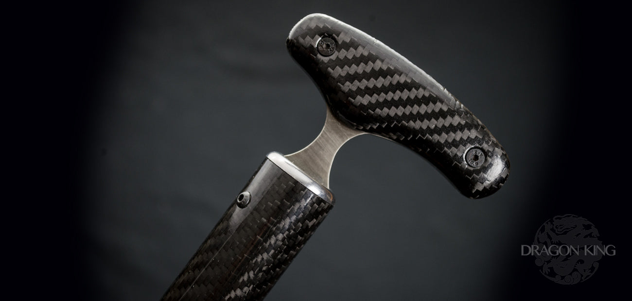 OSC-i Carbon Fiber Cane Sword w/ Push Dagger
