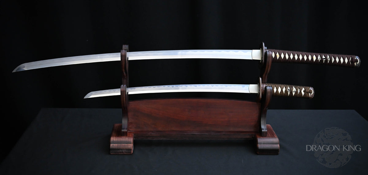 Pine Crane Katana - Brown Ito