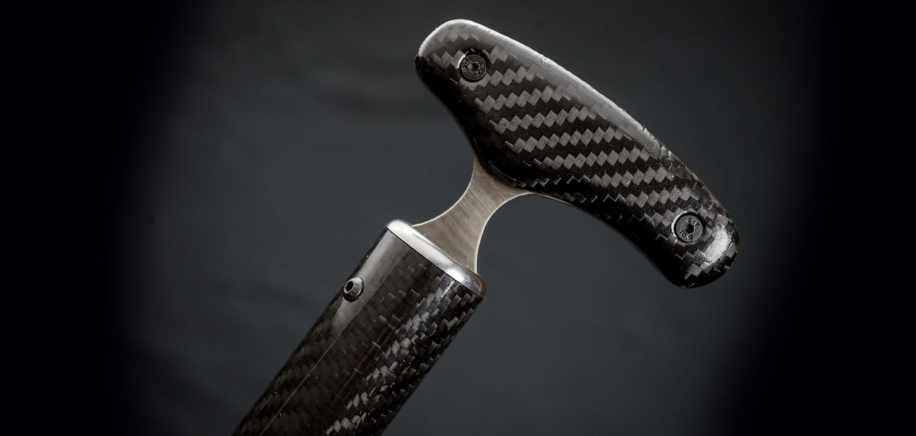 OSC-i Carbon Fiber Cane Sword w/ Push Dagger