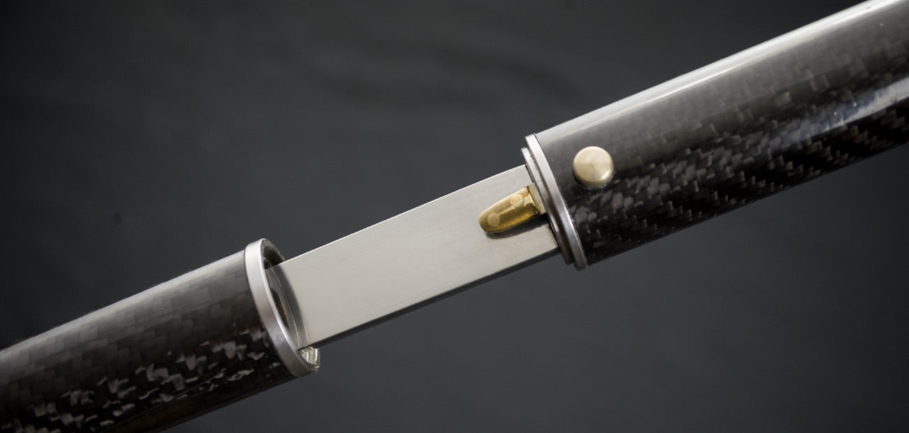 OSC-i Carbon Fiber Cane Sword w/ Push Dagger